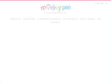 Tablet Screenshot of monkeypen.com